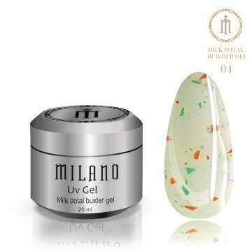 Milk Potal Builder Gel Milano15ml № 04